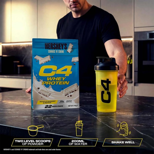 Cellucor C4 Hershey Cookies 'N' Cream Whey Protein - 770g