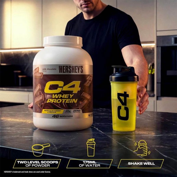 Cellucor C4 Hershey Milk Chocolate Whey Protein - 1.61kg