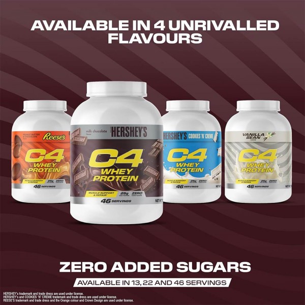 Cellucor C4 Hershey Milk Chocolate Whey Protein - 1.61kg