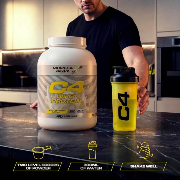 Cellucor C4 Vanilla Bean Whey - 1.5kg