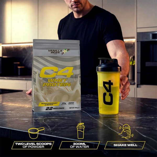 Cellucor C4 Vanilla Bean Whey - 759g