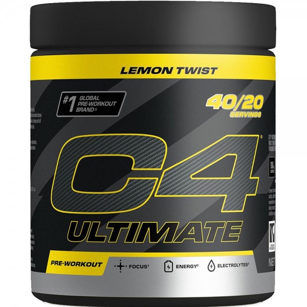 Cellucor C4 Ultimate Pre Workout - 380g + 2 Free C4 Shots