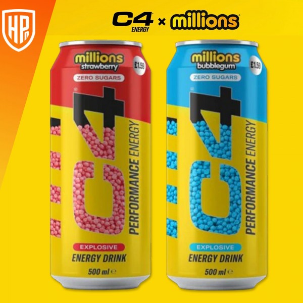 C4 Energy Zero Sugar 500ml - 12 Pack