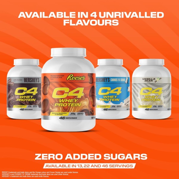 Cellucor C4 Reese Peanut Butter & Chocolate Whey Protein - 1.7kg