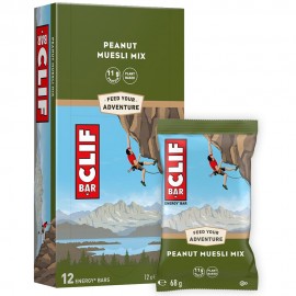 Clif Peanut Muesli Mix Energy & Protein Bars – 68g (12 Bars) 