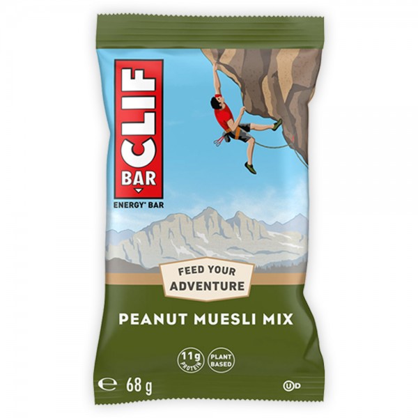 Clif Peanut Muesli Mix Energy & Protein Bars – 68g (12 Bars) 