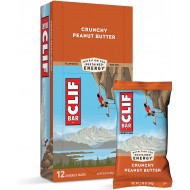 Clif Crunchy Peanut Butter Energy & Protein Bars – 68g (12 Bars)