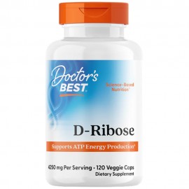 Doctor's Best D-Ribose - 120 Veggie Capsules