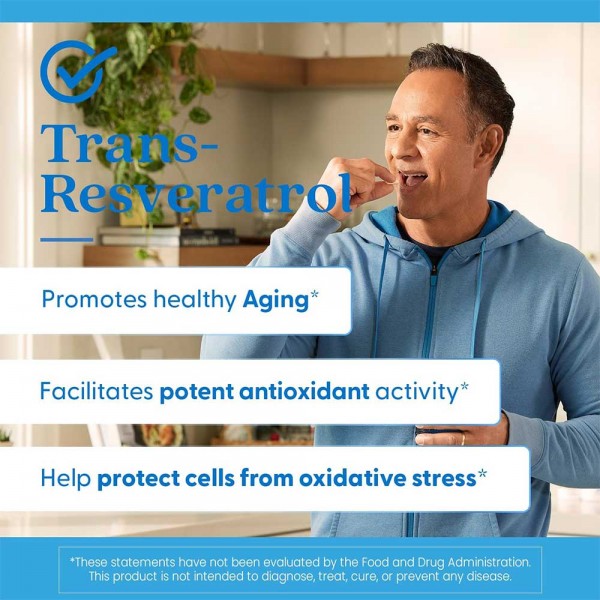 Doctor's Best Trans-Resveratrol 100 - 60 Veggie Capsules