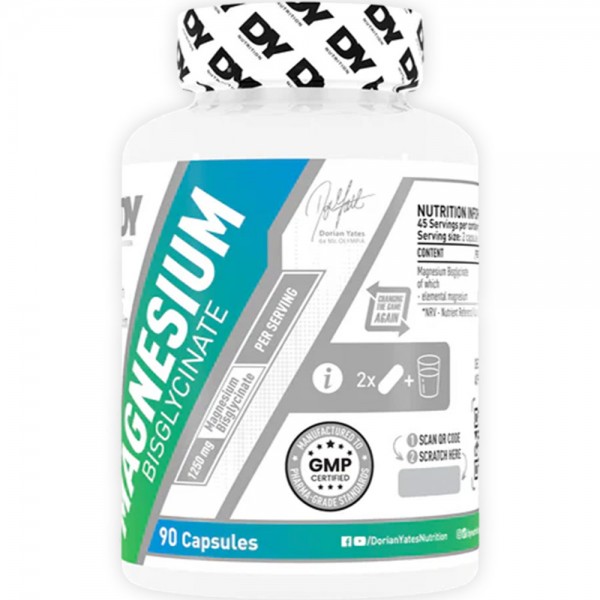 Dorian Yates Magnesium Bisglycinate - 90 Capsules