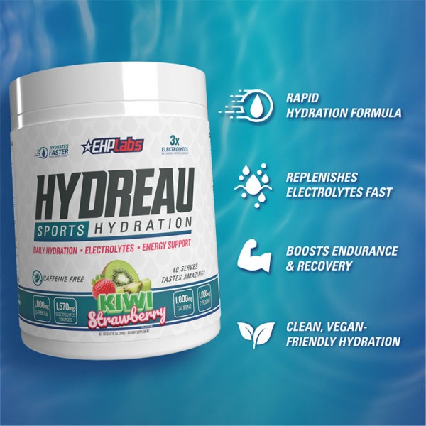 EHPLabs Hydreau Sports Hydration - 40 Servings