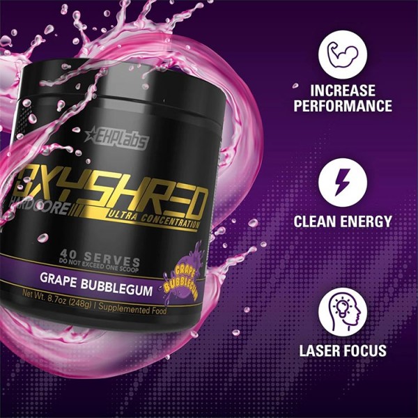 EHPlabs OxyShred Hardcore - 40 Servings