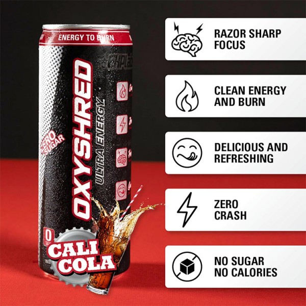 EHPlabs OxyShred Ultra Energy Drink RTD 335ml x 12