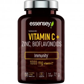 Essensey Vitamin C + Zinc, Bioflavonoids - 90 Capsules