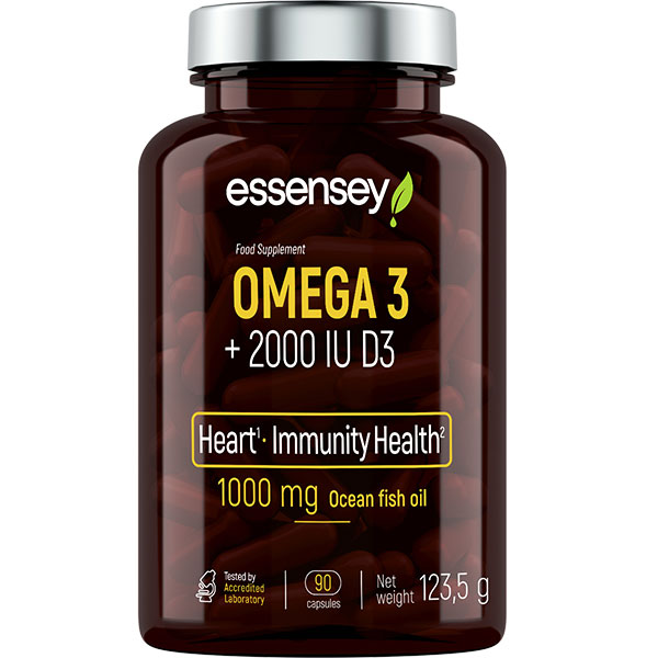 Essensey Omega-3 + D3 2000iu - 90 Caps