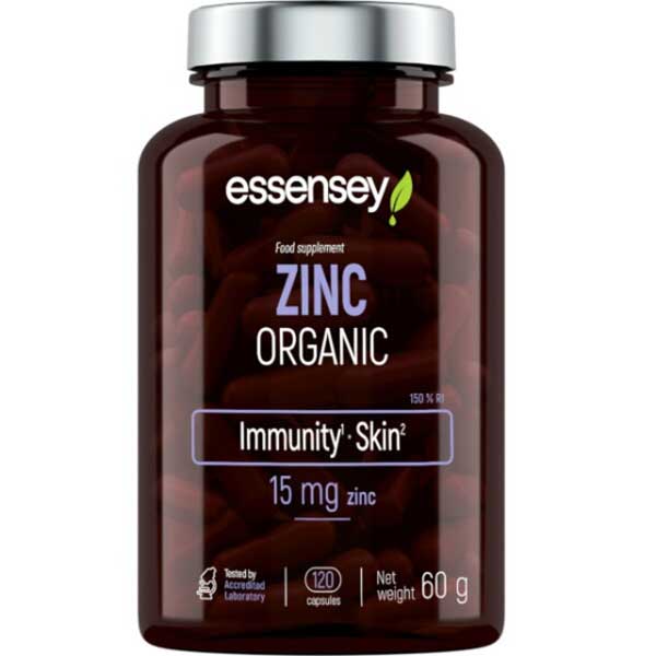Essensey Zinc Organic 15mg - 120Caps