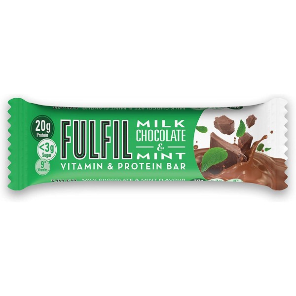 Fulfil Milk Chocolate Mint Protein Bars 15 x 55g