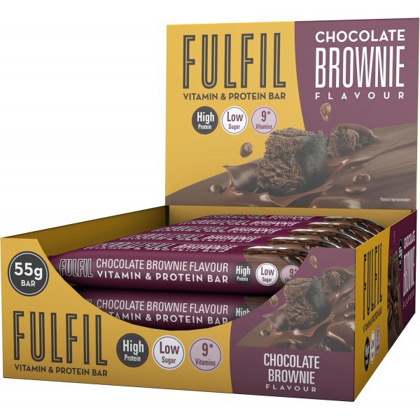 Fulfil Chocolate Brownie Protein Bars 15 x 55g