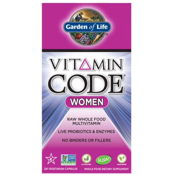 Garden of Life Vitamin Code Women Multivitamin 120 Veg Caps