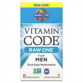 Garden of Life Vitamin Code Raw One Men Multivitamin 30 veg Caps