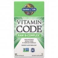Garden of Life Vitamin Code RAW B-Complex + Probiotics - 60 Vegan Caps