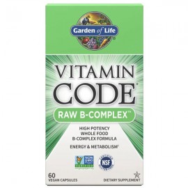 Garden of Life Vitamin Code RAW B-Complex + Probiotics - 60 Vegan Caps