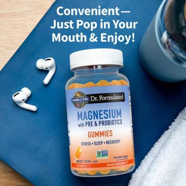 Garden of Life Dr. Formulated Magnesium - Probiotics - 60 Gummies