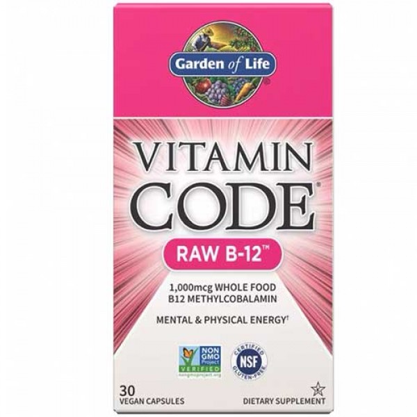 Garden of Life Vitamin Code RAW B12 - 30 Veg Caps