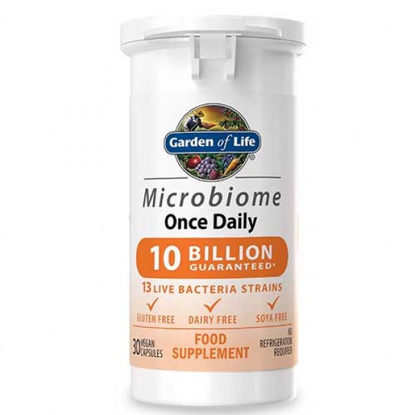 Garden of Life Microbiome Once Daily - *10 Billion* - 30 Vegan Caps