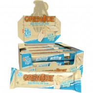 Grenade White Chocolate Cookie Protein Bar 60g x 12 *BBE 08-2026*