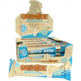 Grenade White Chocolate Cookie Protein Bar 60g x 12 *BBE 08-2026*