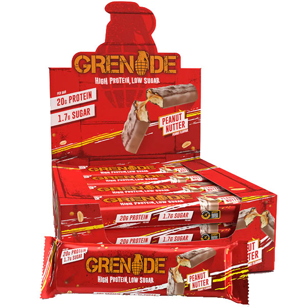 Grenade Peanut Nutter Protein Bar 60g x 12