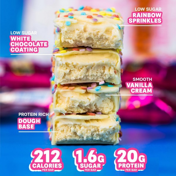 Grenade Birthday Cake Protein Bar 60g x 12