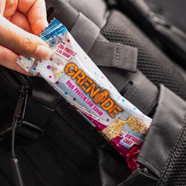 Grenade Birthday Cake Protein Bar 60g x 12
