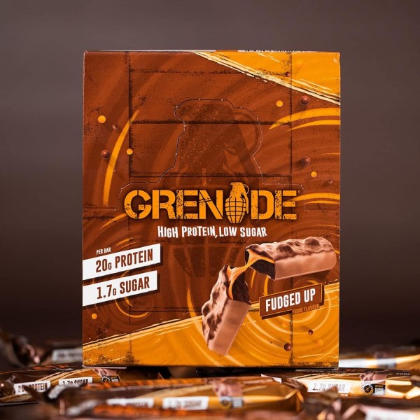 Grenade Fudged Up Protein Bar 60g x 12