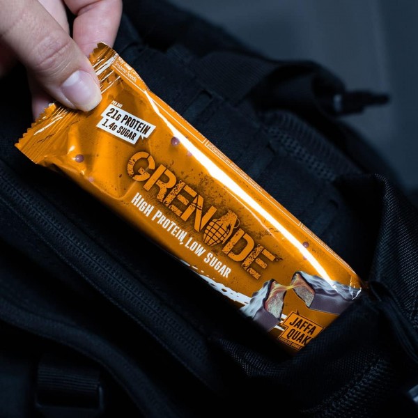 Grenade Jaffa Quake Protein Bar 60g x 12