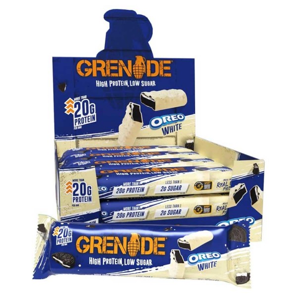 Grenade White Chocolate Oreo Protein Bar 60g x 12