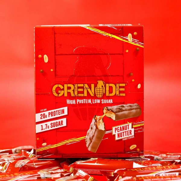 Grenade Peanut Nutter Protein Bar 60g x 12