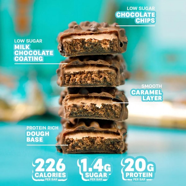 Grenade Choc Chip Salted Caramel Protein Bar 60g x 12