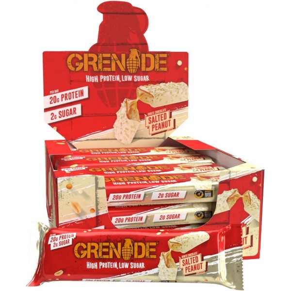 Grenade White Chocolate Salted Peanut 60g x 12