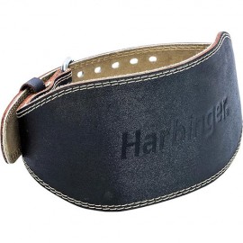 Harbinger 6 Inch Padded Weight Ligting Leather Belt 
