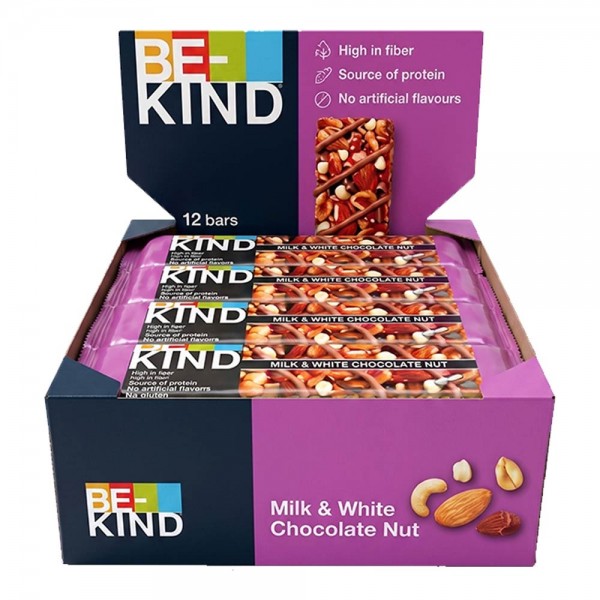 KIND Milk & White Chocolate Nut - 12 x 40g