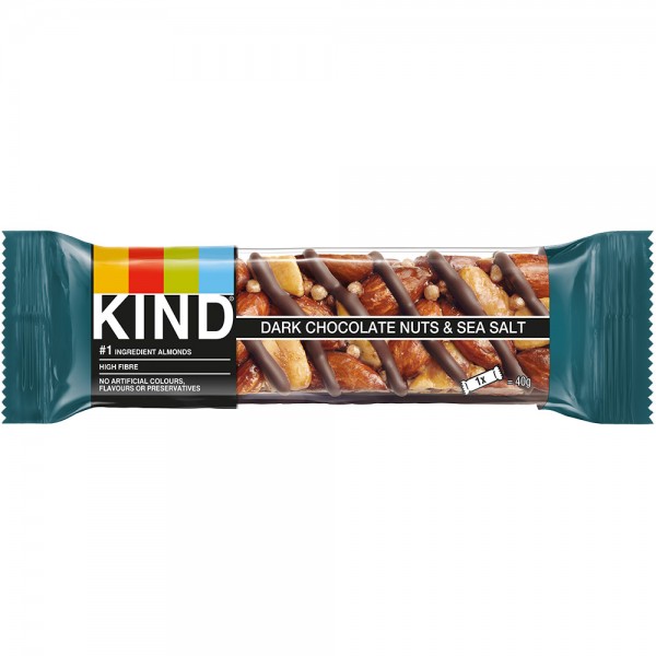 KIND Dark Chocolate Nuts & Sea Salt - 12 x 40g