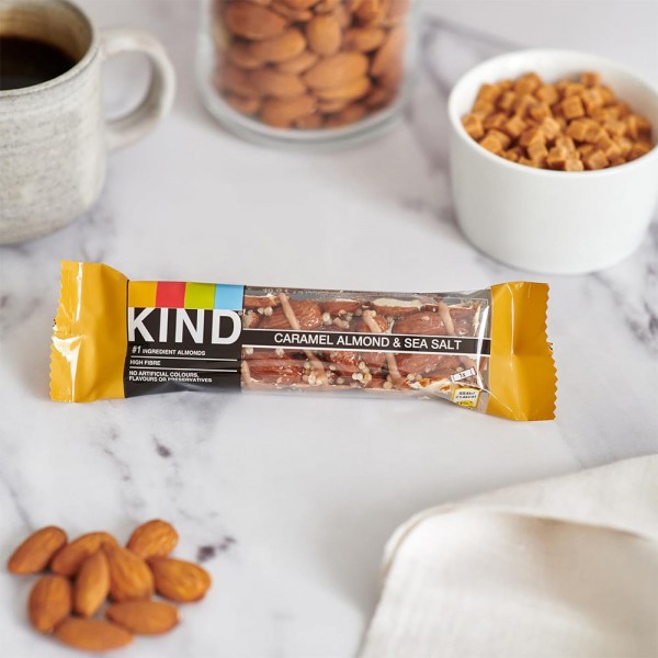 KIND Caramel Almond & Sea Salt Bars - 12 x 40g