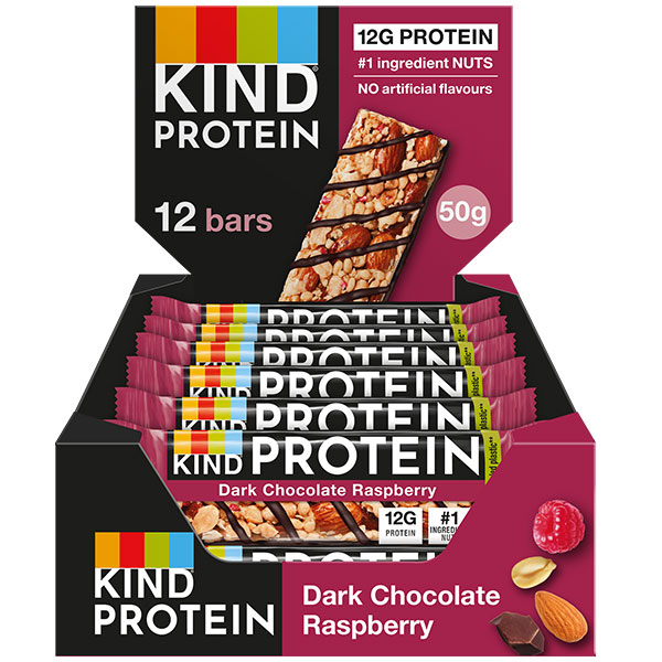 KIND Protein Bar Dark Chocolate Raspberry (12x50g)