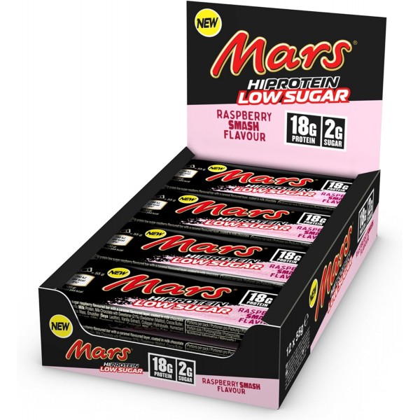 Mars High Protein Low Sugar Raspberry Bars x 12