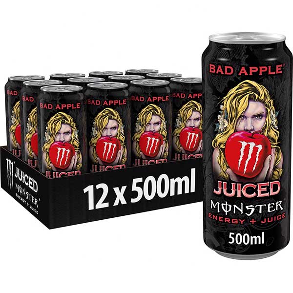 Monster Energy Bad Apple 500ml - Pack of 12