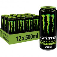 Monster Energy Original ZERO SUGAR 500ml x 12