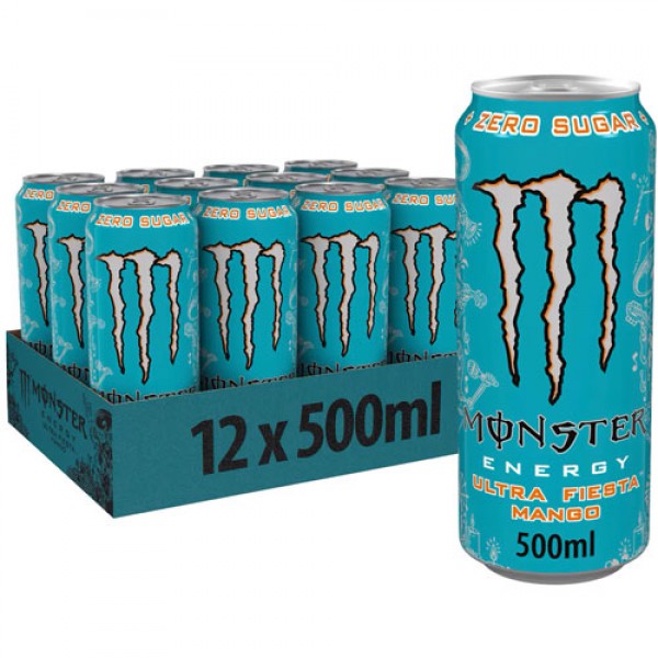 Monster Energy Ultra Fiesta 500ml (Zero Sugar) -  Pack of 12