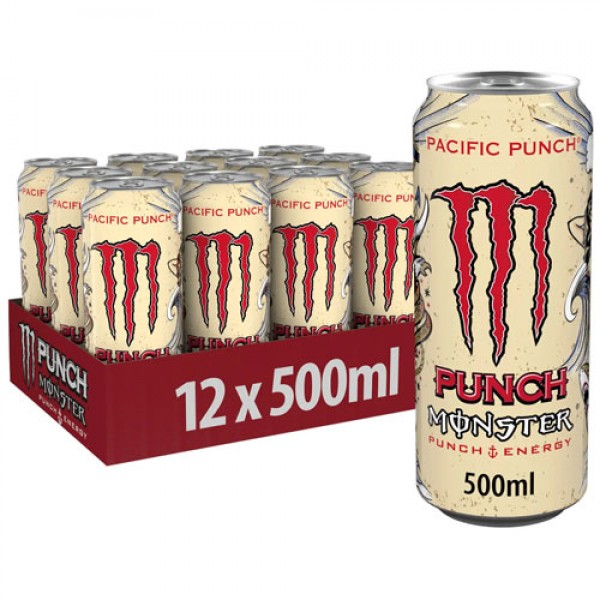 Monster Energy Pacific Punch 500ml -  Pack of 12